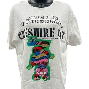 Zara and Disney‎ collaboration. Alice in Wonderland t-shirt size S.  NWOT